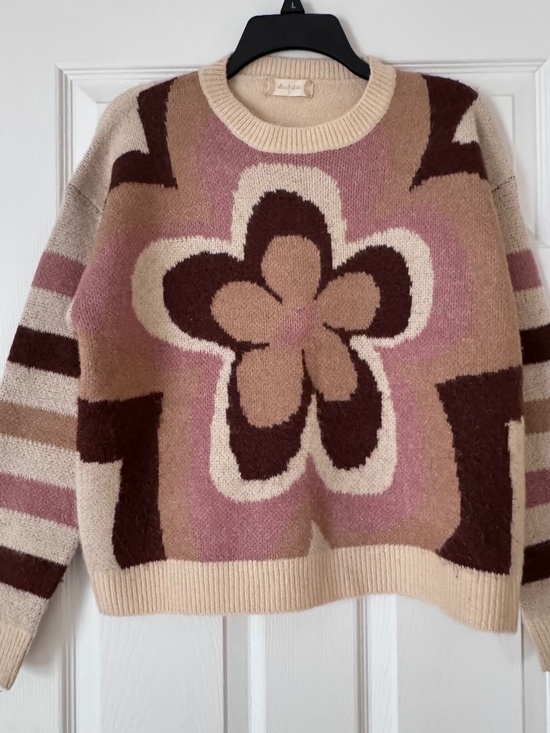 Altar'd State Sweaters - Altar’d State Retro Floral Sweater – Size Large